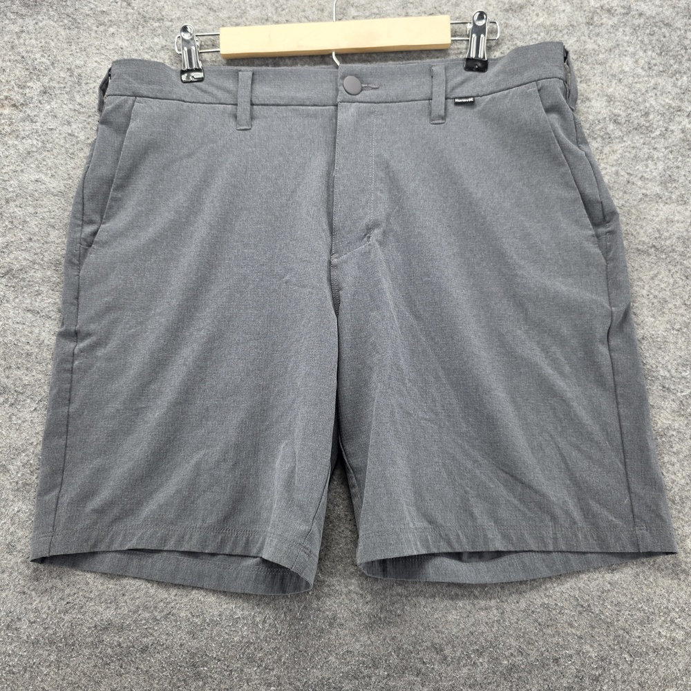 Hurley Shorts Mens 33 Gray Drifter Hybrid Casual Stretch Quick Dry Chino Golf
